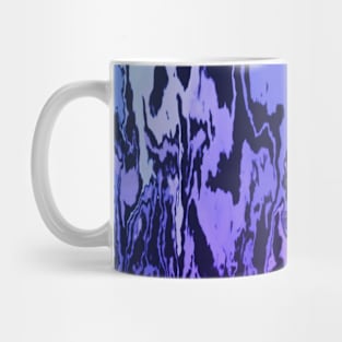 Purple Ombre Marble Tie Dye Mug